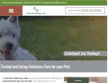 Tablet Screenshot of hechtveterinary.com